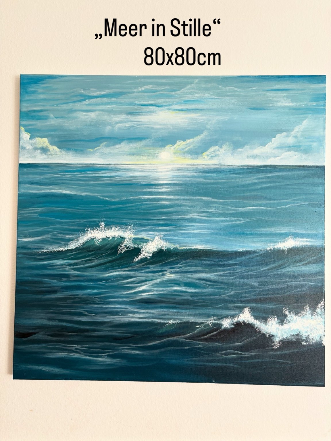 Meer in Stille painting by Mozasart